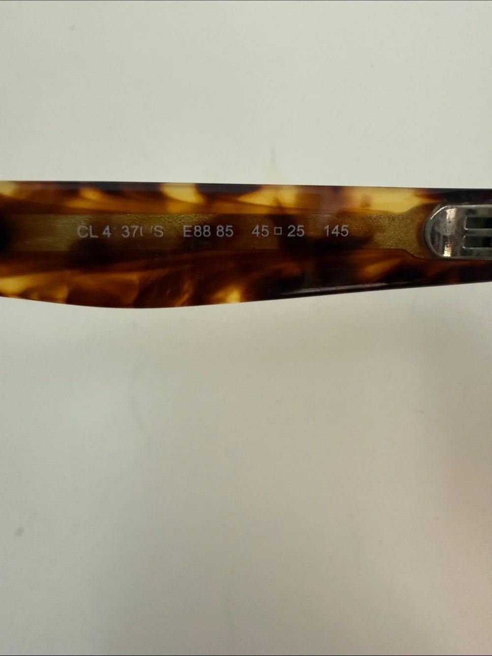 Celine Bevel Round Sunglasses in Tortoise, w/ Keyhole Bridge - Picture 9 of 13